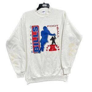 vintage buffalo bills sweatshirt size large
